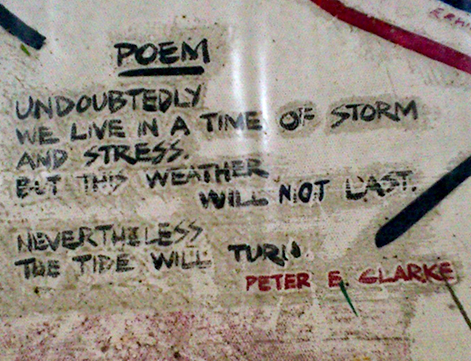 Graffity of a poem