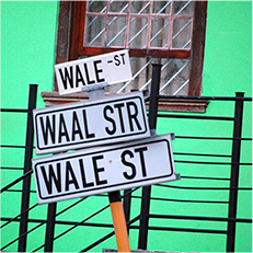 Sign posts with different names for same street